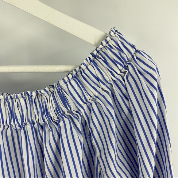 Gap striped off the shoulder pullover blouse - Picture 5 of 7